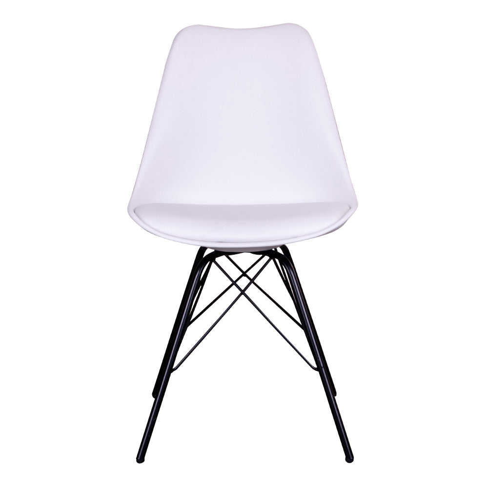 Klassiker Stuhl SCANDINAVIA (2er Set) weiss