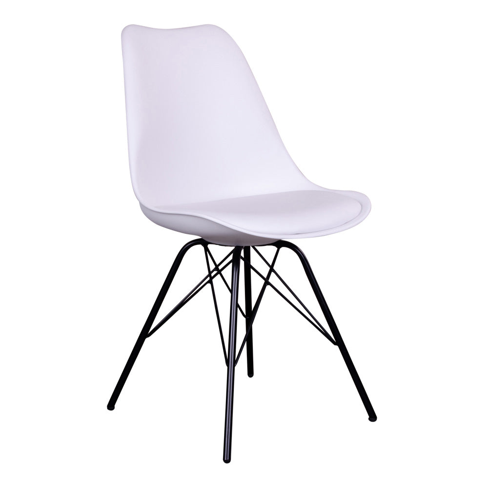 Klassiker Stuhl SCANDINAVIA (2er Set) weiss