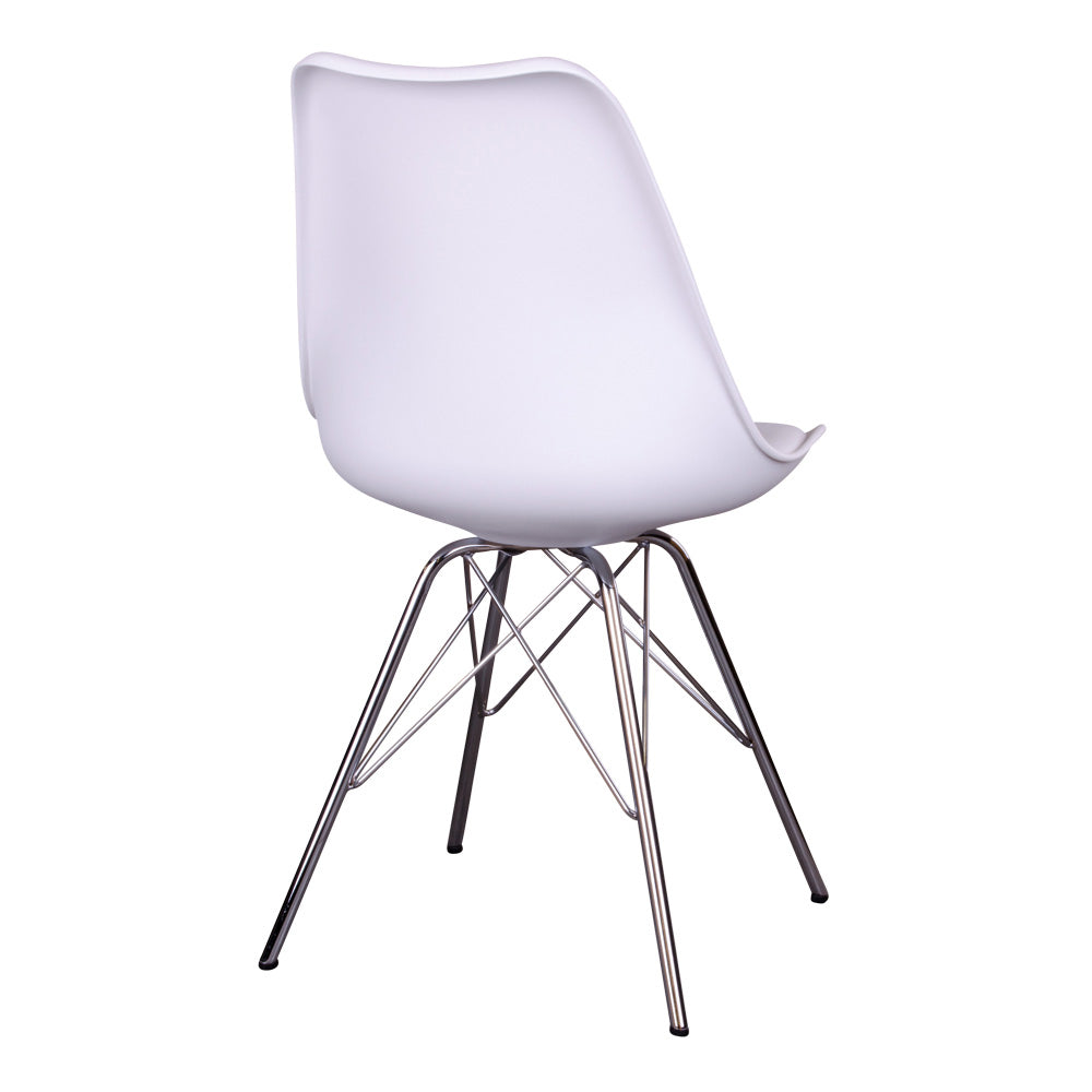 Klassiker Stuhl SCANDINAVIA (2er Set) weiss