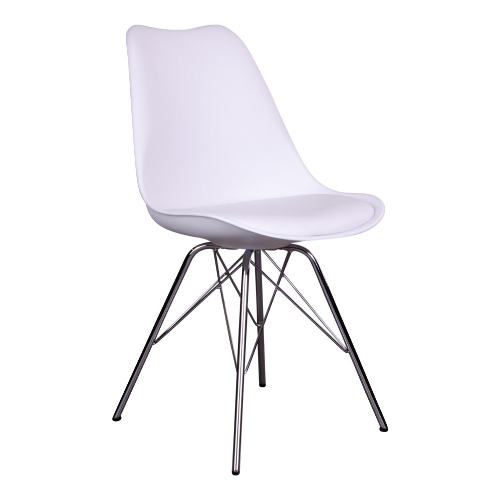 Klassiker Stuhl SCANDINAVIA (2er Set) weiss