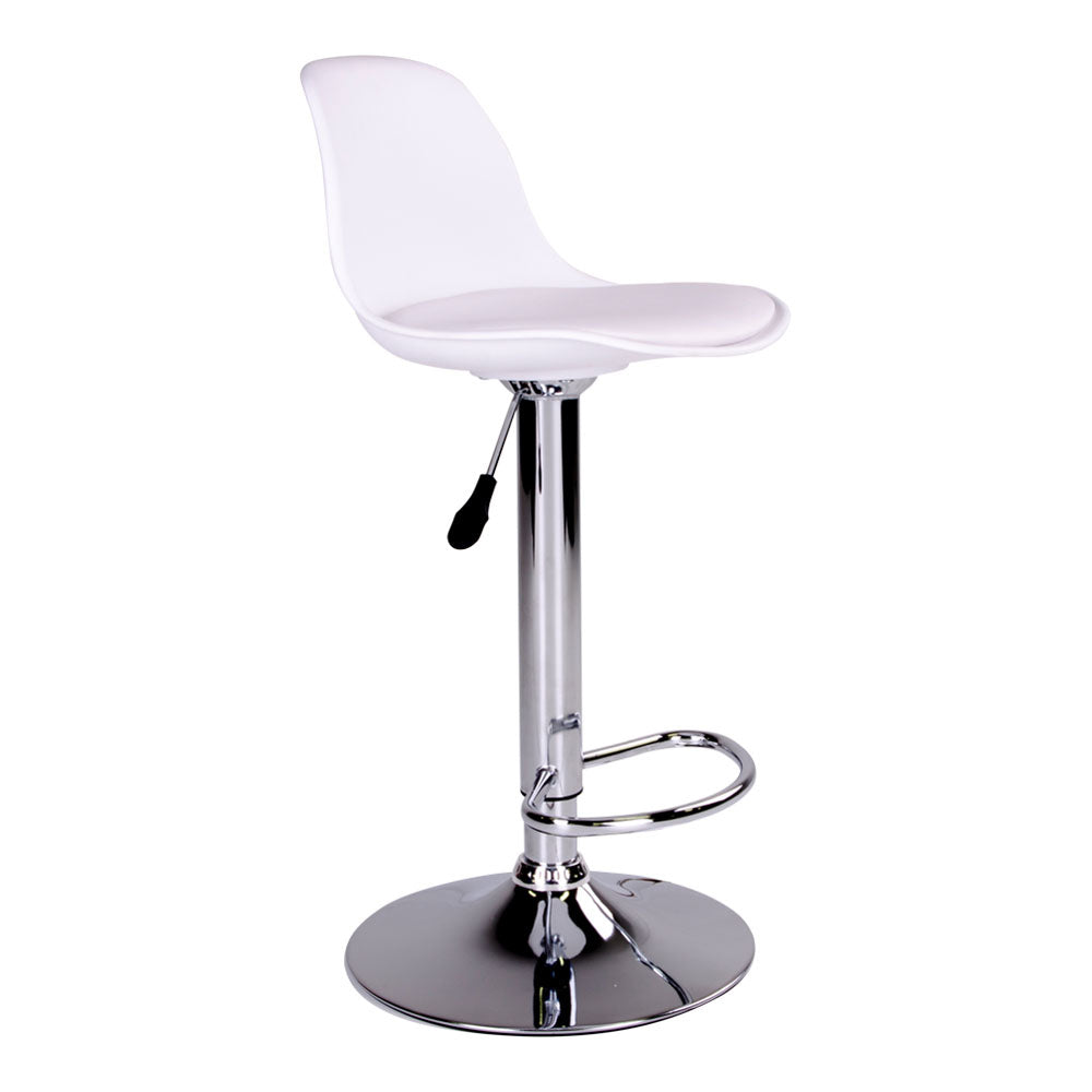 Moderner Barhocker STRODAL (2er Set) weiss