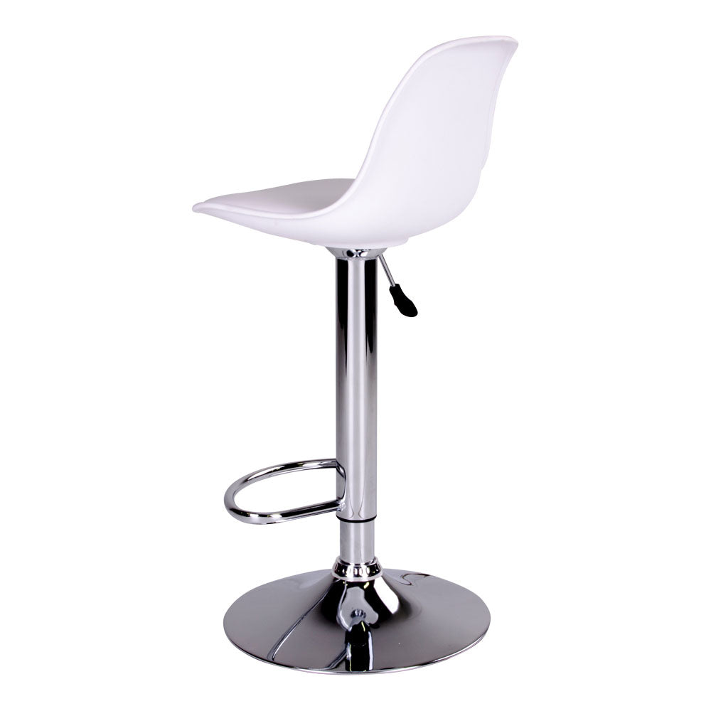 Moderner Barhocker STRODAL (2er Set) weiss