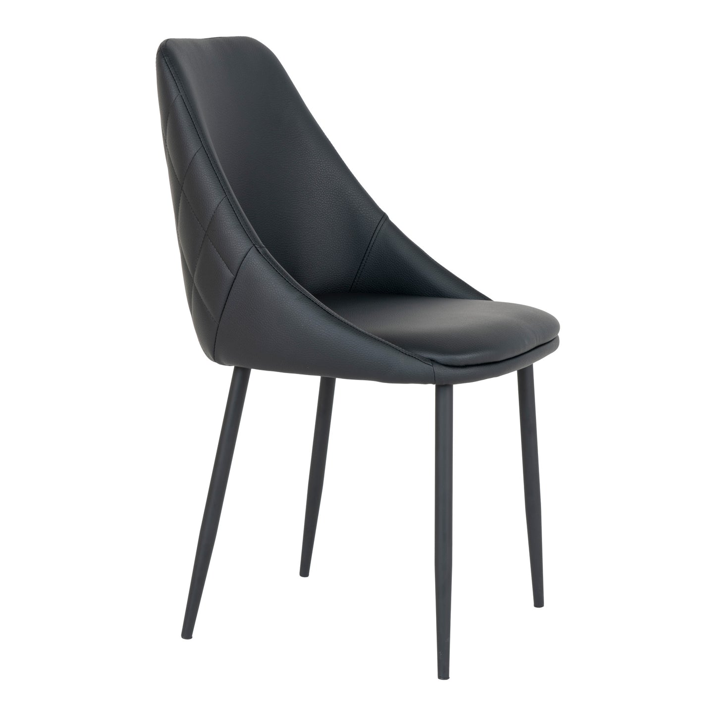 Design Stuhl LAGOS (2er Set) schwarz