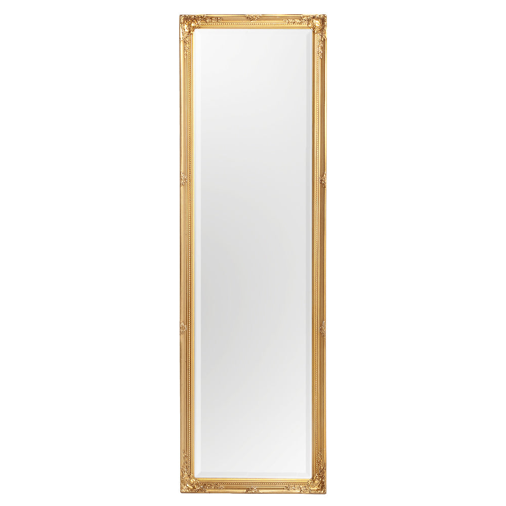 Spiegel GRACY barock Antik-Gold 150x40cm Holzrahmen