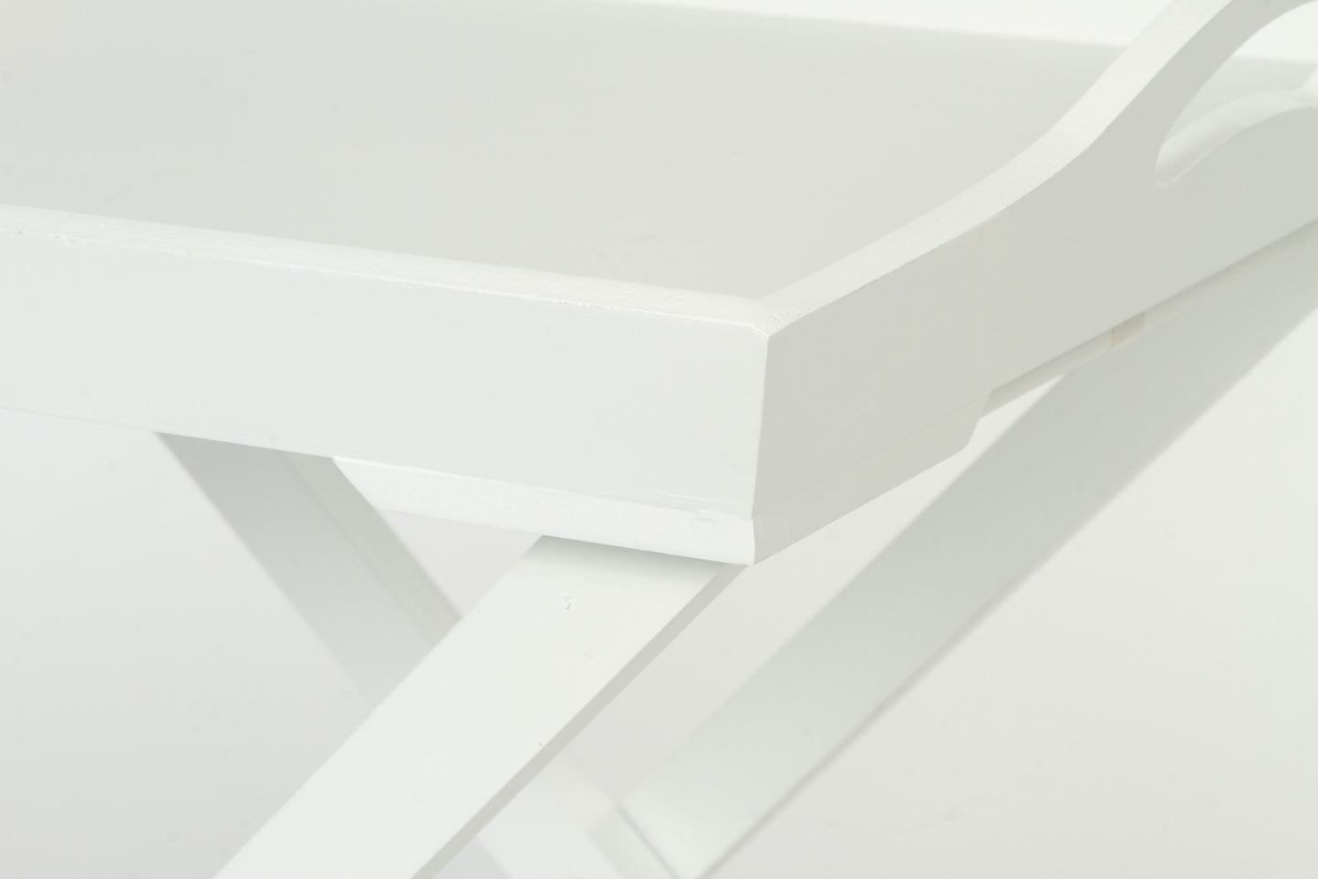 Tabletttisch GIGI weiss 57cm Landhaus