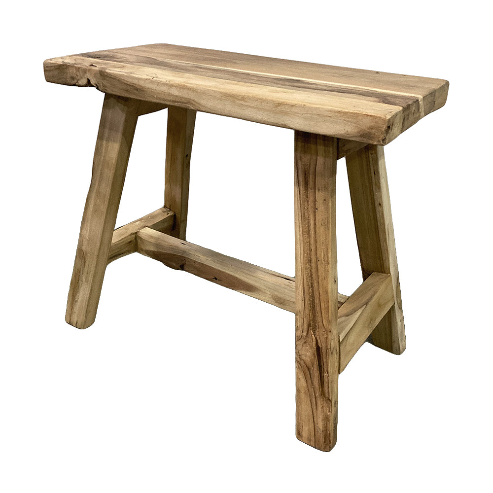 Hocker GEMI recyceltes Teak Natural ca. L50cm Beistelltisch