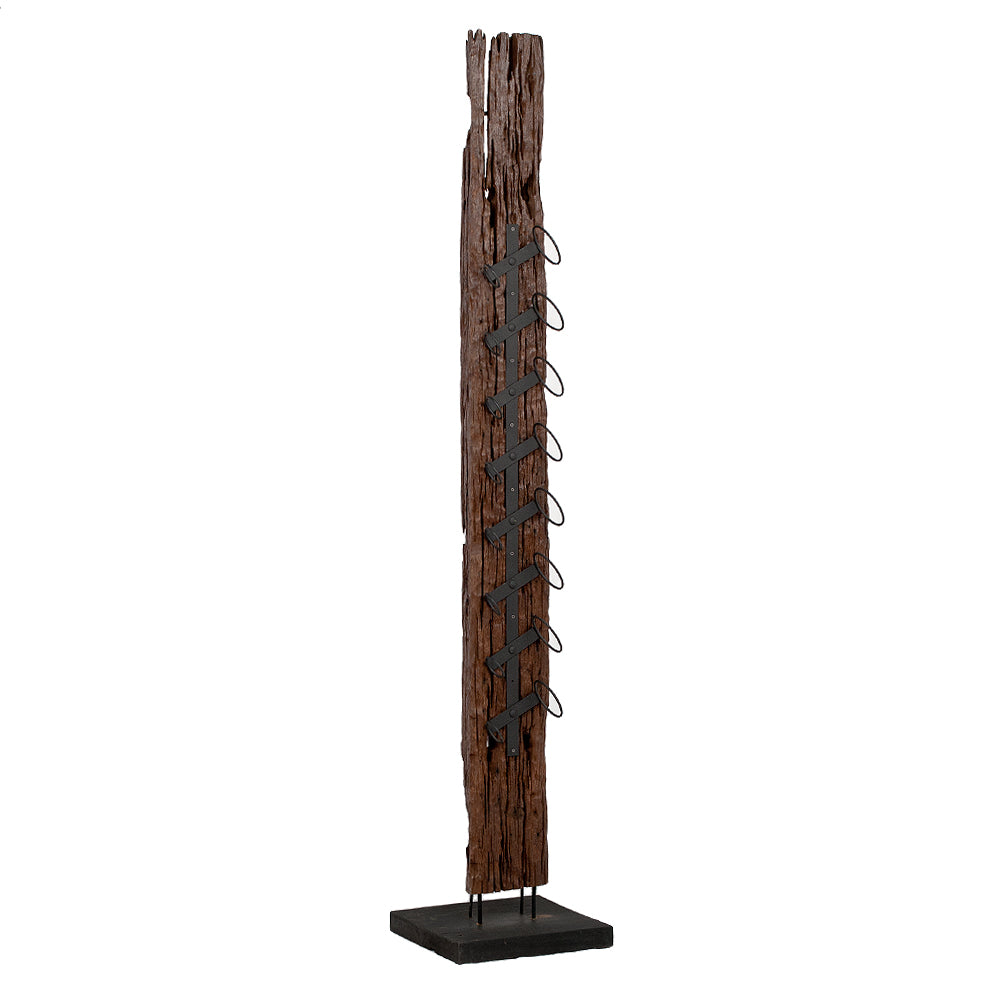 Flaschenständer RANJA-XL ca. H220cm 8 Flaschen Teak
