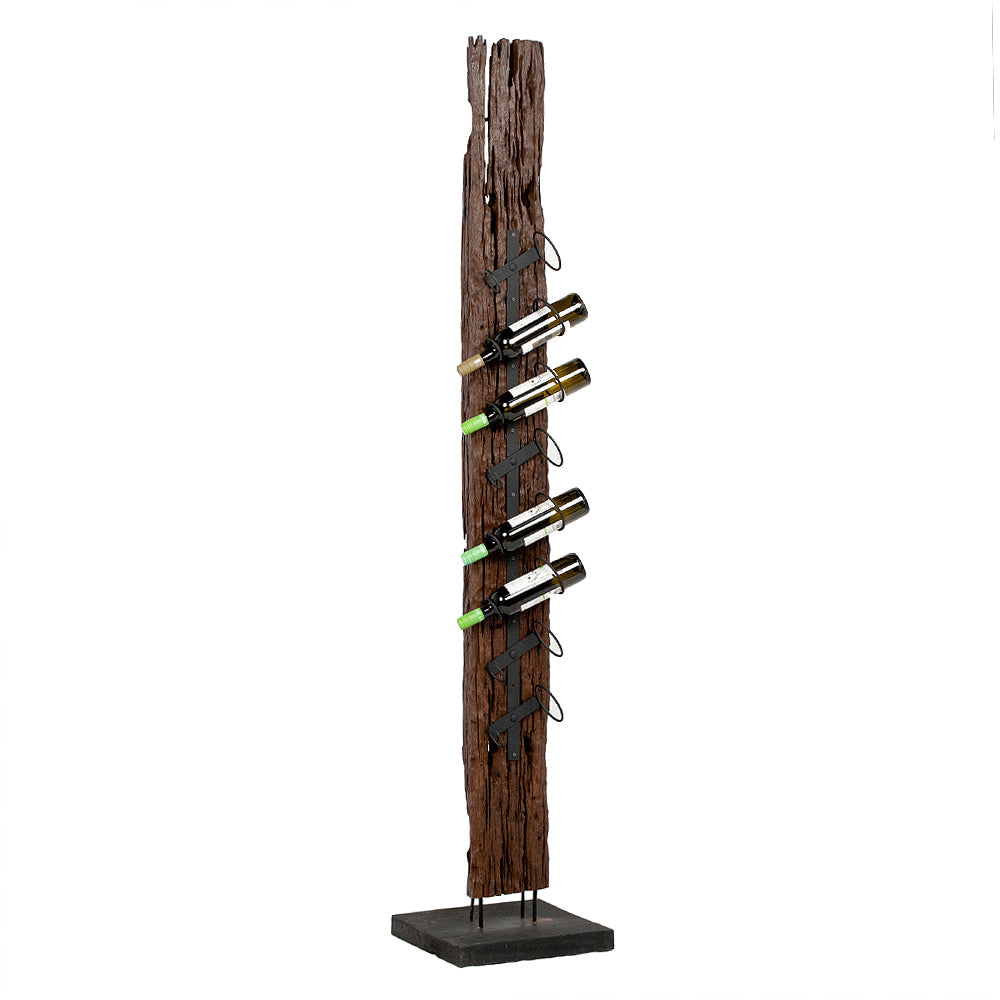 Flaschenständer RANJA-XL ca. H220cm 8 Flaschen Teak