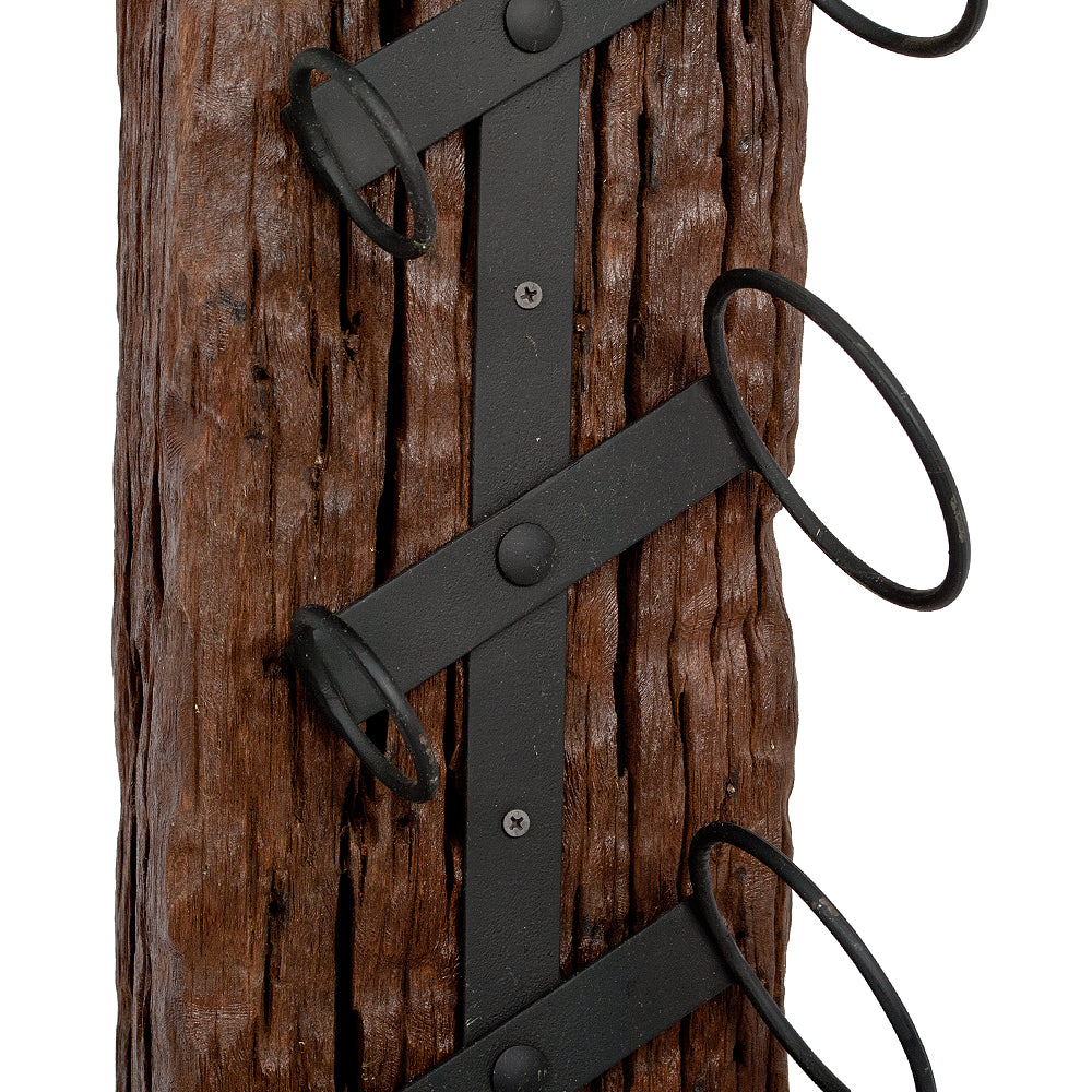 Flaschenständer RANJA-XL ca. H220cm 8 Flaschen Teak