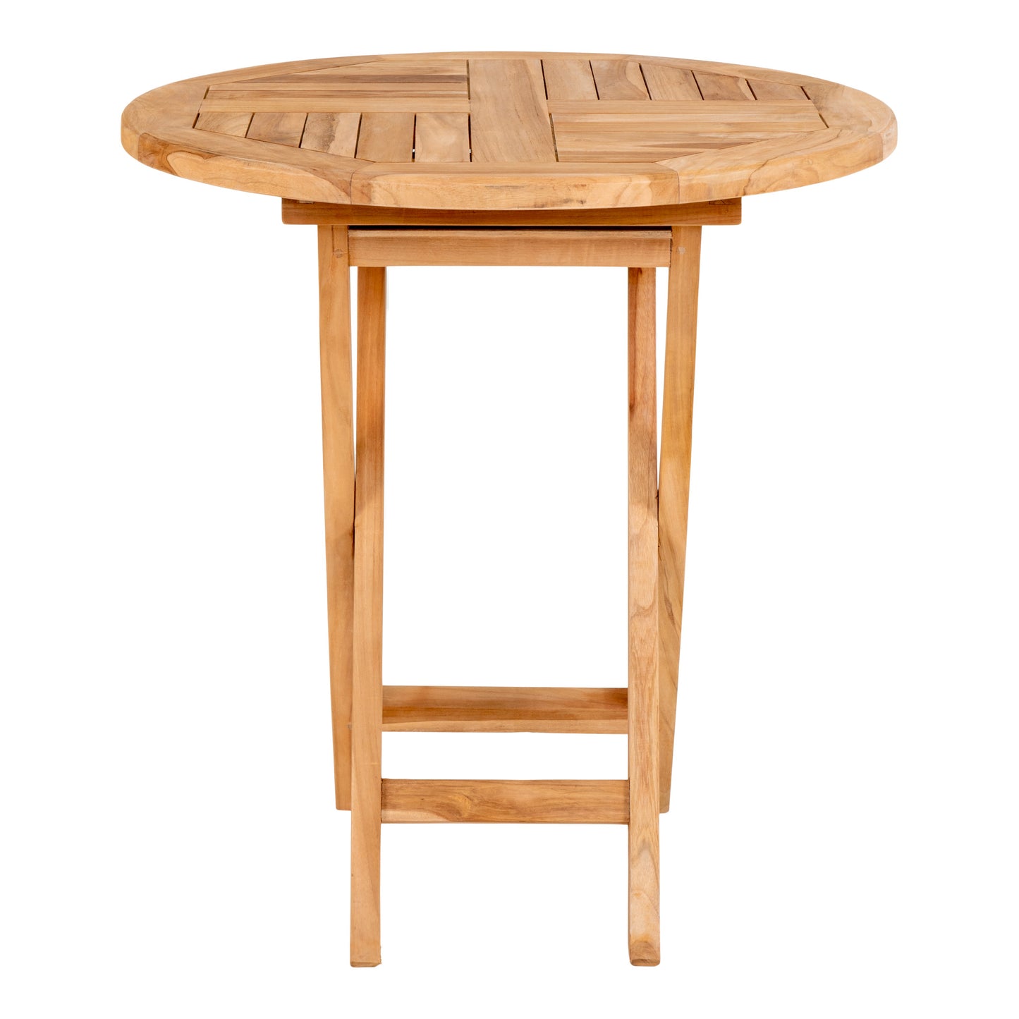 Teak Esstisch KURSI klappbar ca. D70cm