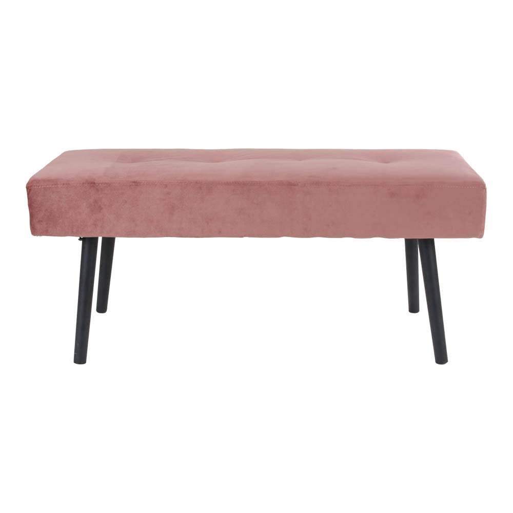 Elegante Bank BISKY rose Samt ca. 100cm