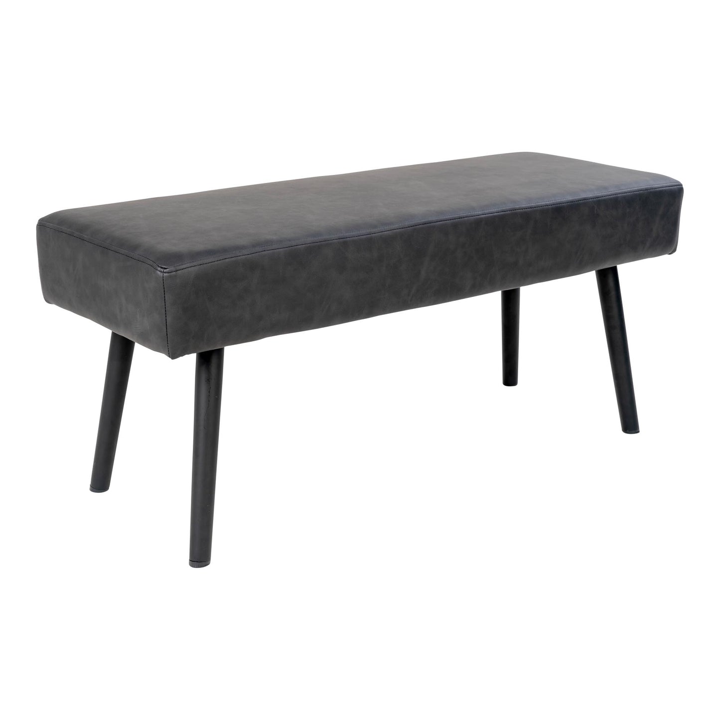 Elegante Bank BISKY dunkelgrau ca. 100cm