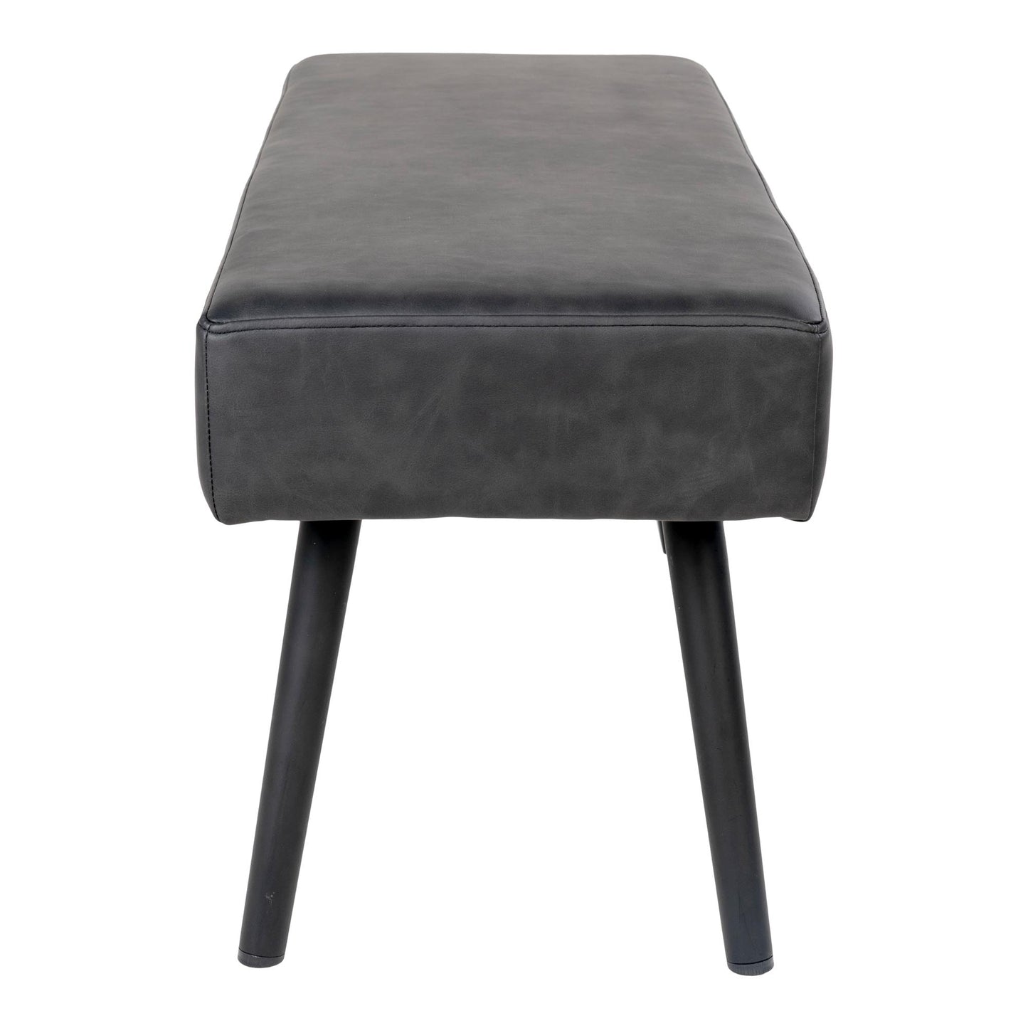 Elegante Bank BISKY dunkelgrau ca. 100cm