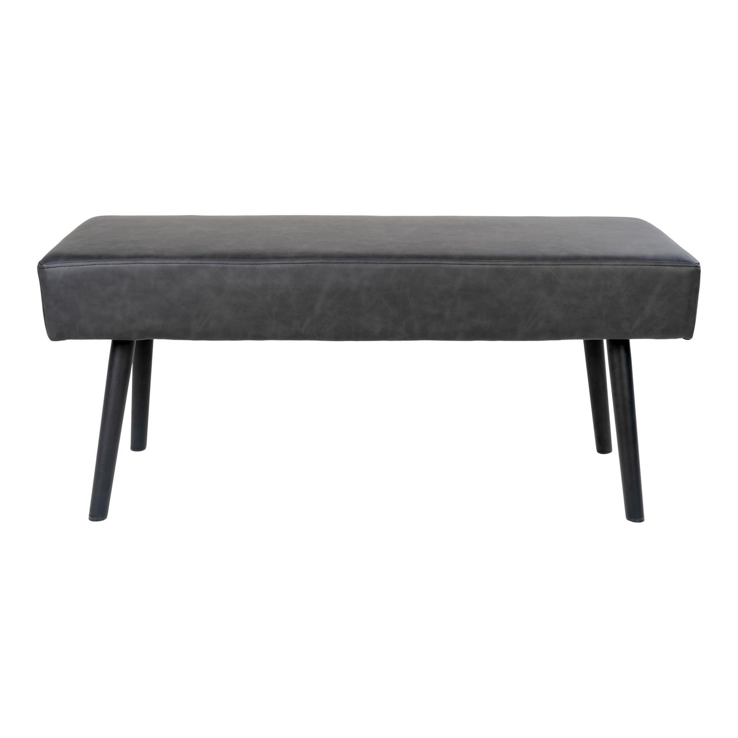 Elegante Bank BISKY dunkelgrau ca. 100cm