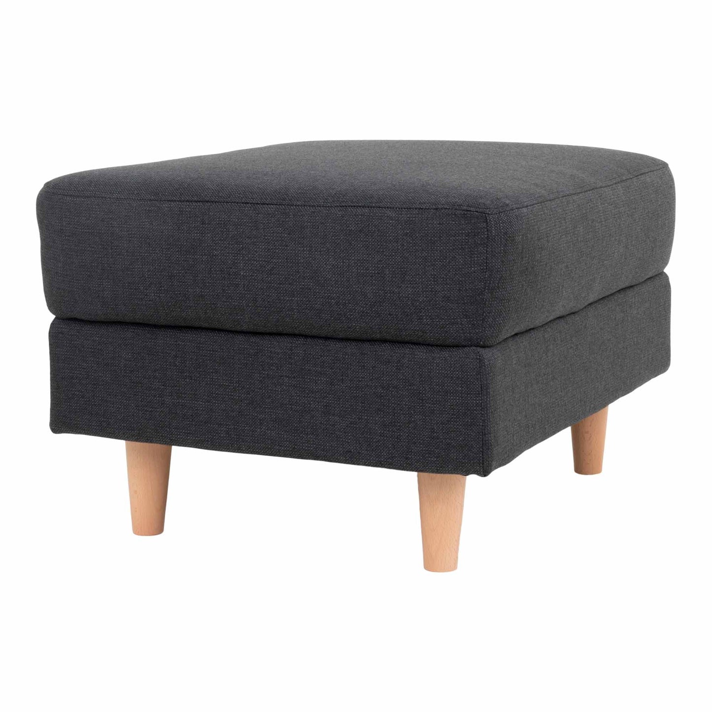 Retro Hocker ITALY in dunkelgrau ca. 52x68xH42cm