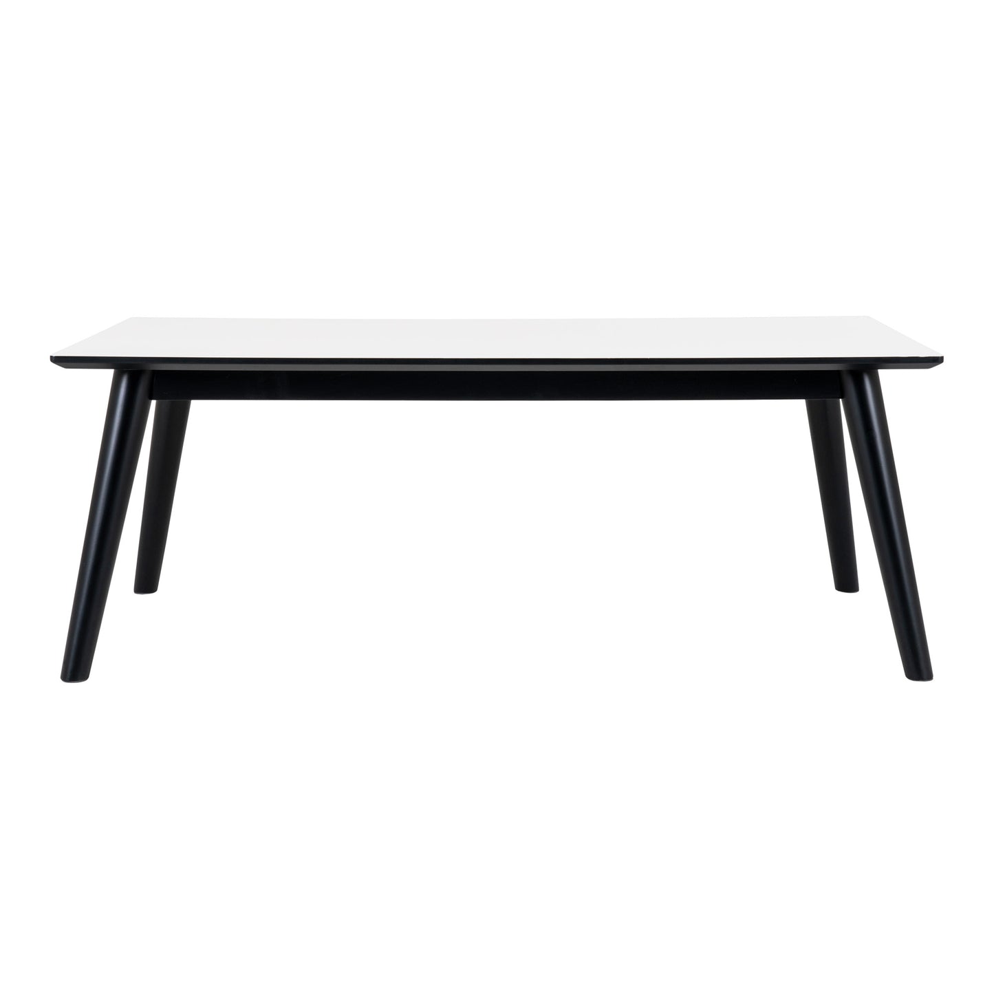 Design Couchtisch MALMÖ in weiss/schwarz