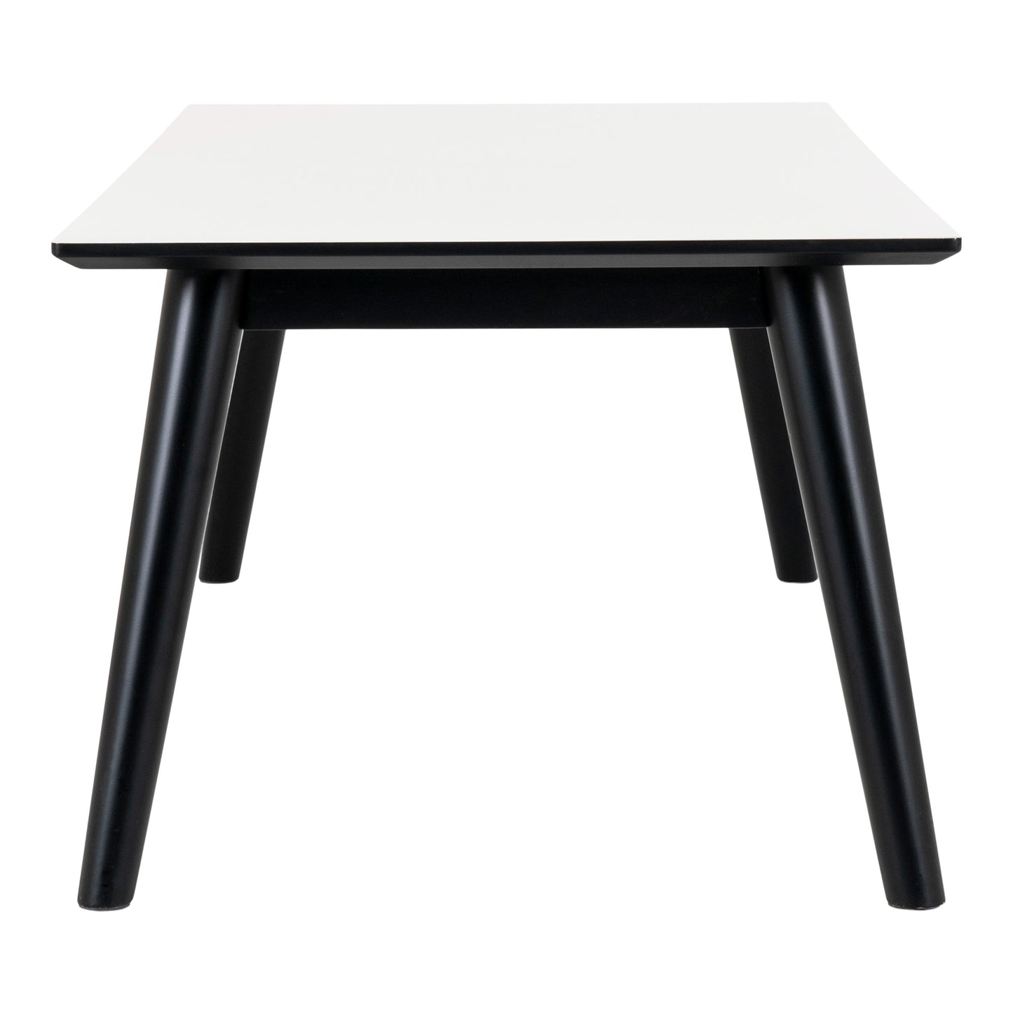 Design Couchtisch MALMÖ in weiss/schwarz