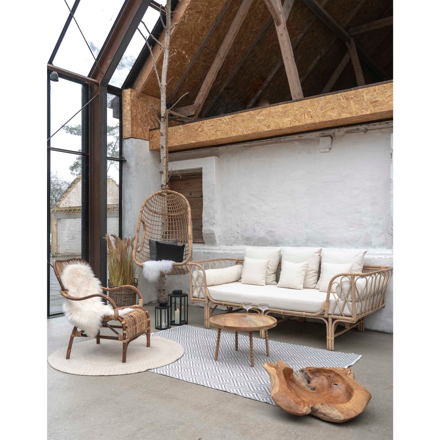 Design Couchtisch UMMA Mangoholz ca.D60cm