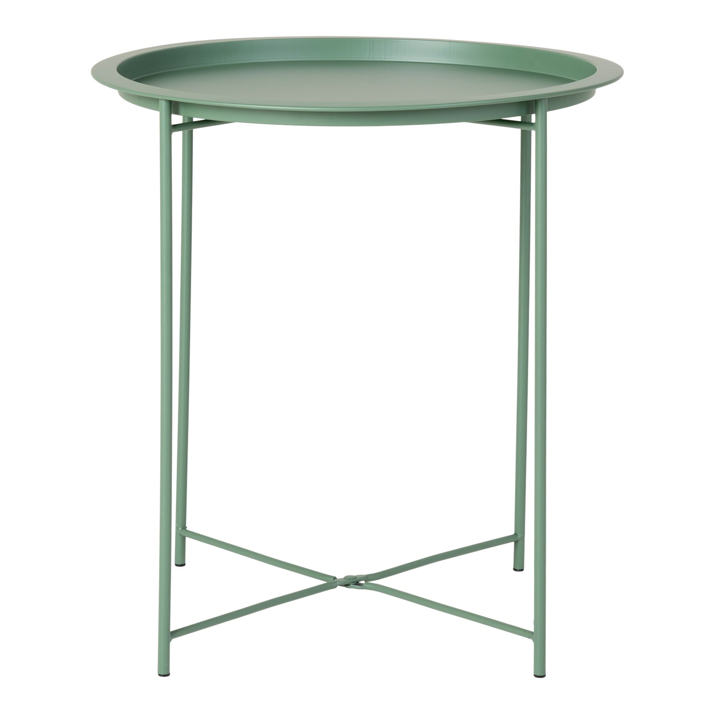 Design Beistelltisch BOSTON aus pulverbeschichtetem Stahl - grün