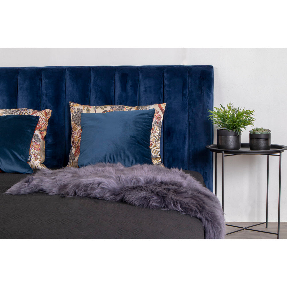 Design Beistelltisch BOSTON 48cm Tablett schwarz Stahl