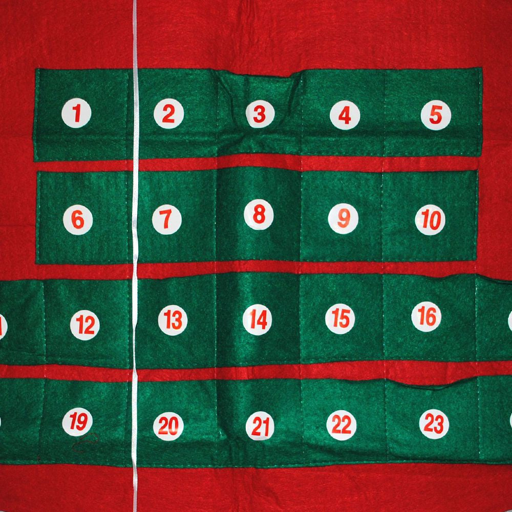 Adventskalender ENGEL Weihnachtskalender 100cm aus Filz