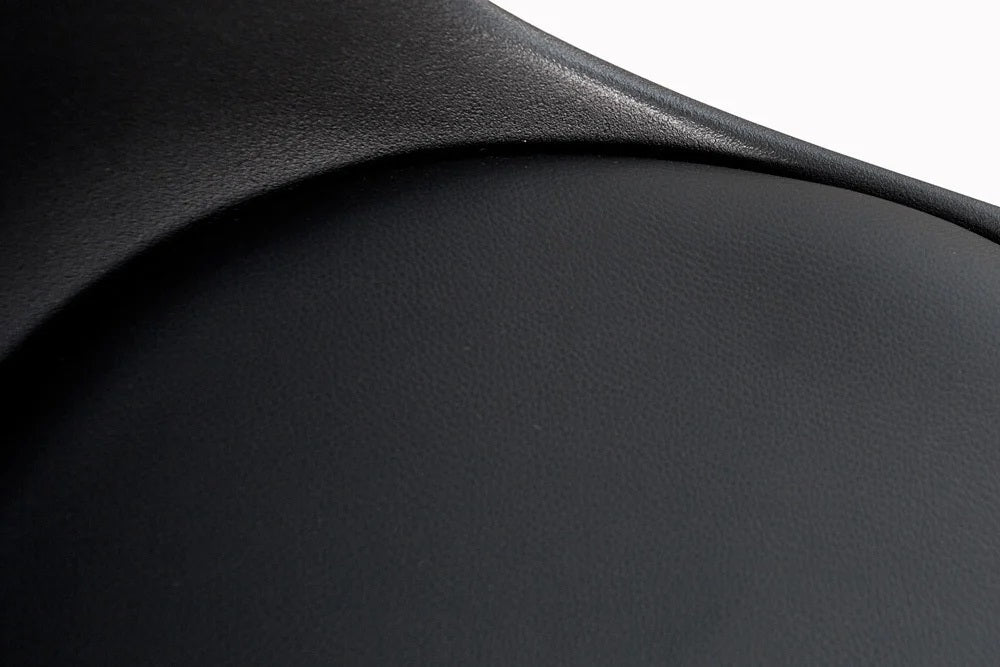4er Set Design-Klassiker Stuhl NORWAY schwarz-silber
