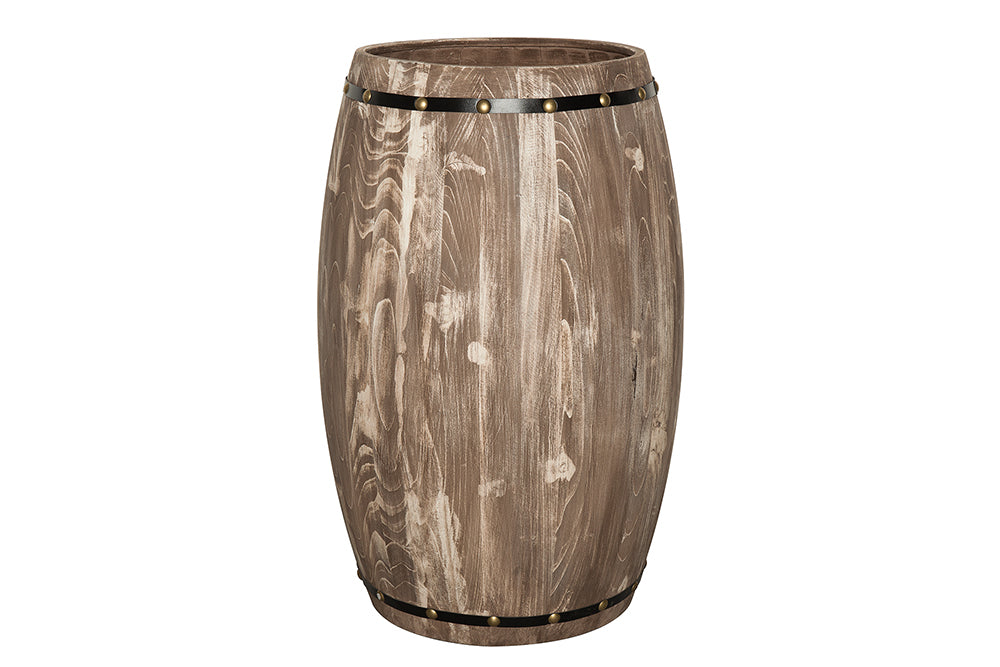 Originelles Flaschenregal BOTELLA 80cm natur Weinfass Pienienholz