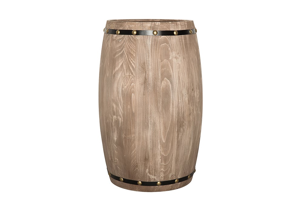 Originelles Flaschenregal BOTELLA 60cm natur Weinfass Pienienholz