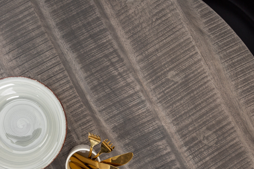 Mango Esstisch ARTE 120cm grau Industrie-Design Gestell