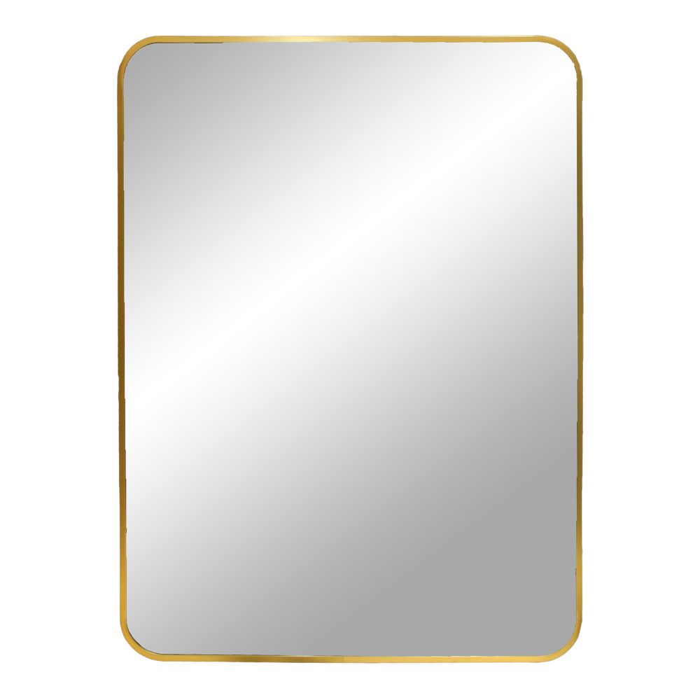 Moderner Spiegel BARCA gold 70x50cm Aluminium