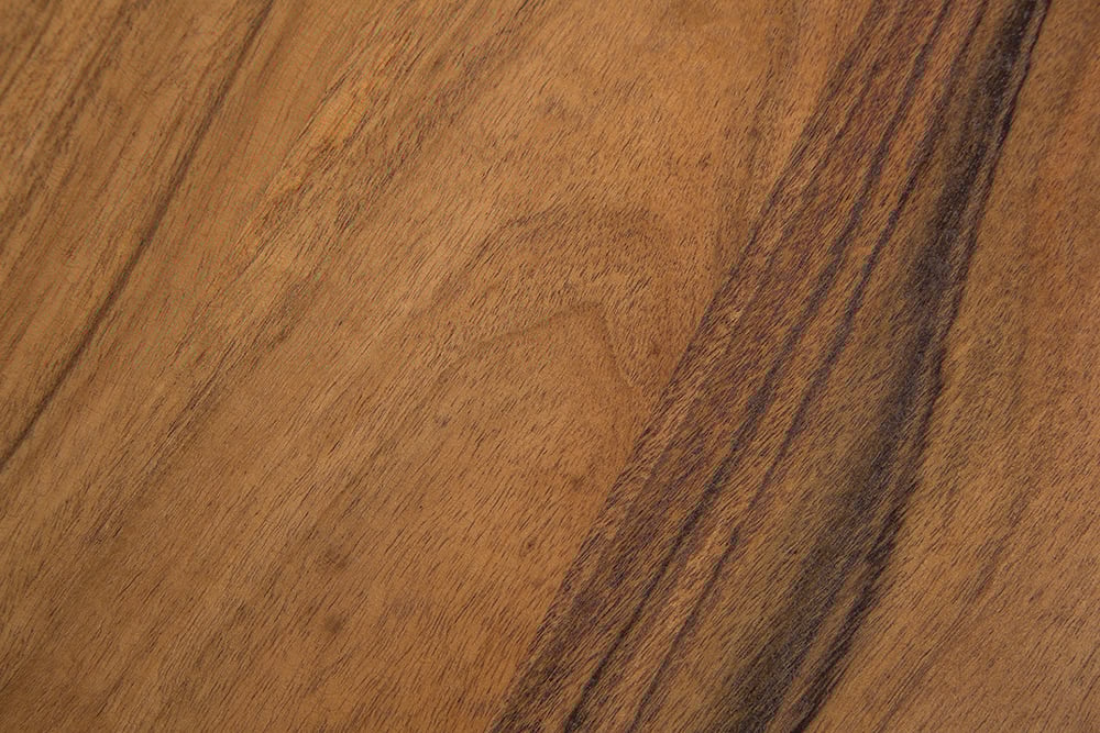 Baumkante Esstisch ARBOL 160cm massive 35mm Akazie U-Gestell