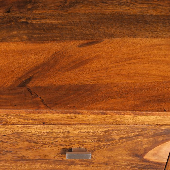 Massivholz Nachtschrank MURALI 45cm Stone Beistelltisch