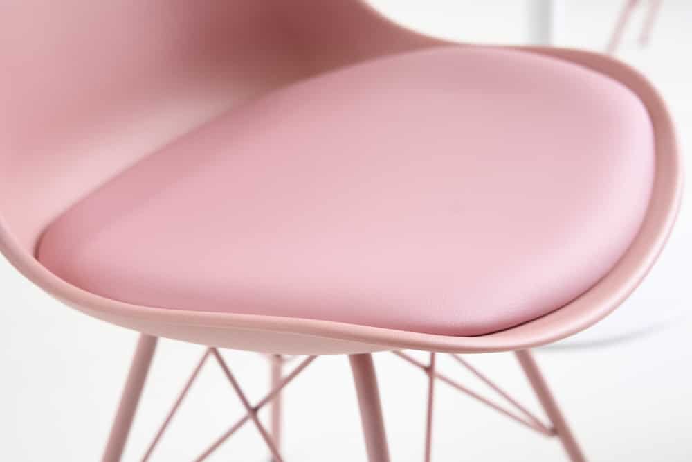 4er Set Design-Klassiker Stuhl NORWAY rosa