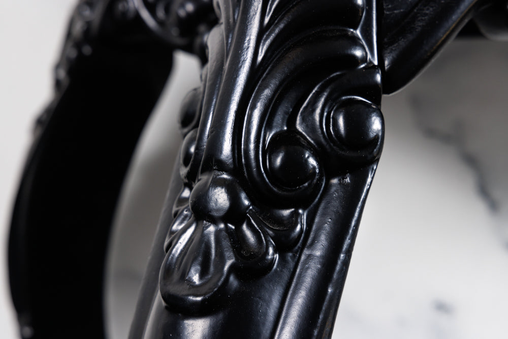 Barocke Konsole KINGDOM 85cm schwarz