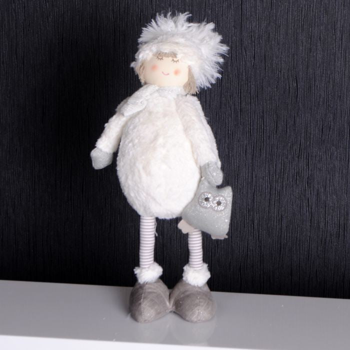 SIA Wintermädchen mit Eulentasche 44cm