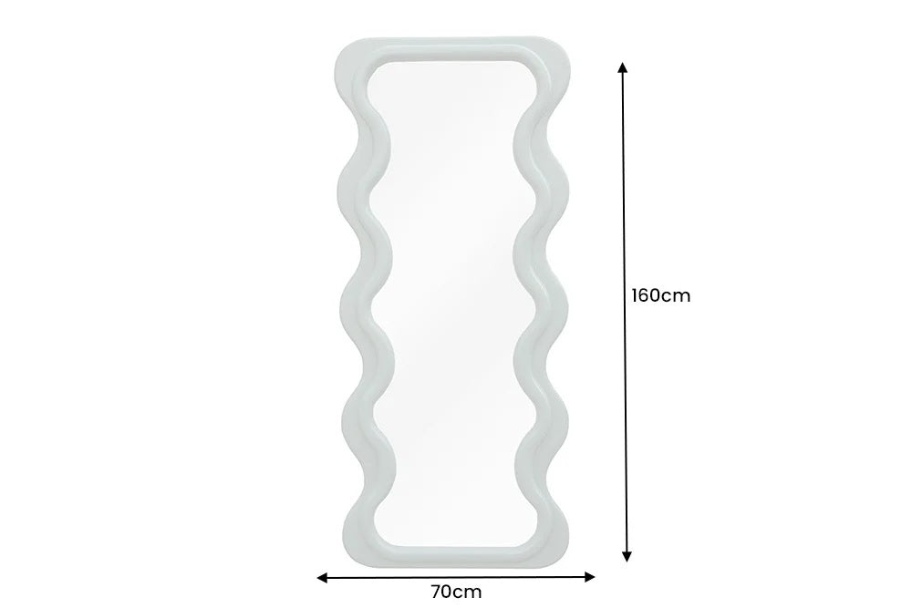 Extravaganter Design Spiegel 160x70cm FORMOSA grün