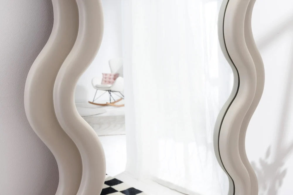 Extravaganter Design Spiegel 160x70cm FORMOSA greige