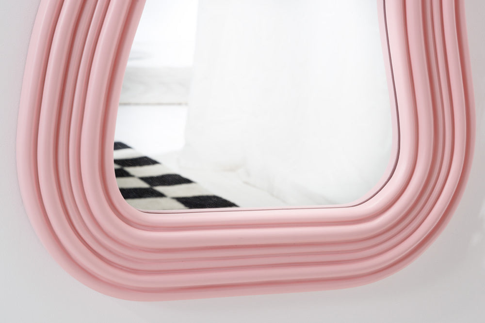 Extravaganter Design Spiegel 100x52cm DIVINA rosa