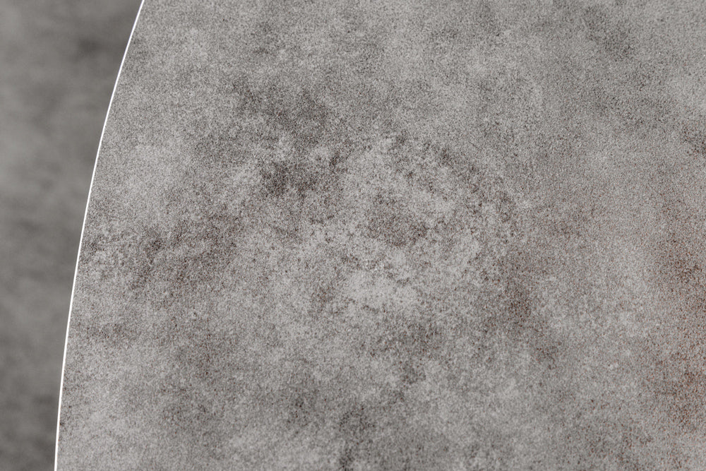 Design Esstisch AMICA 120cm anthrazit Beton-Optik Keramik