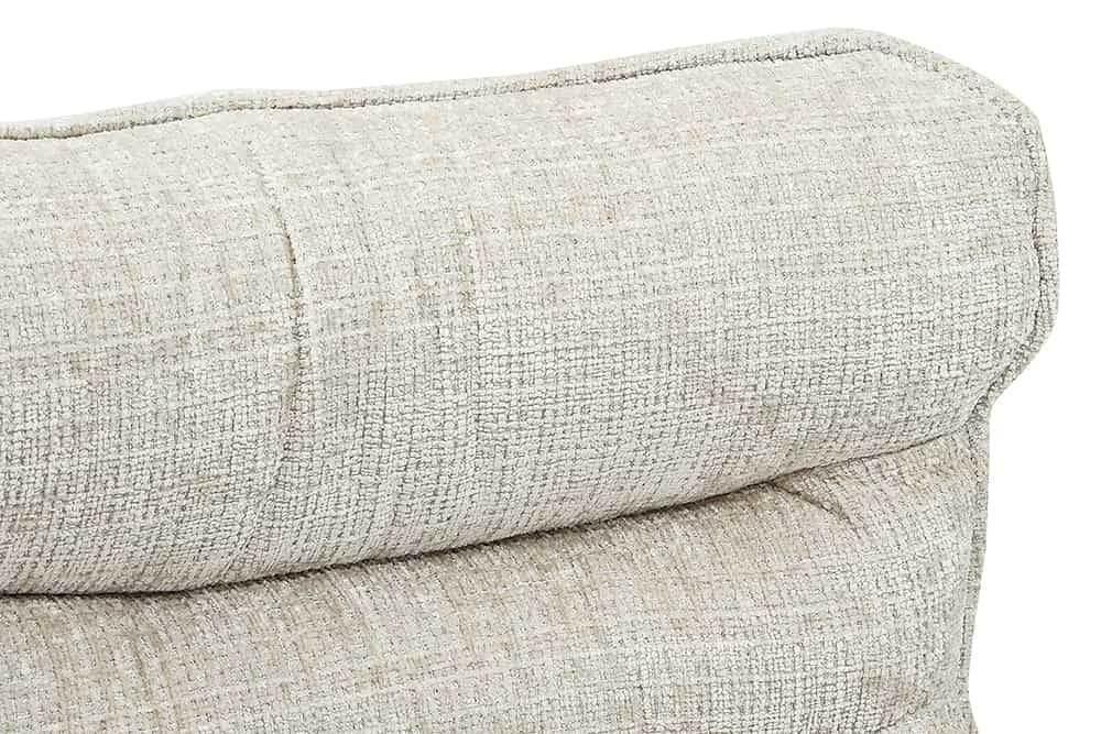 Drehbarer Loungesessel HEAVEN champagner-beige Strukturstoff