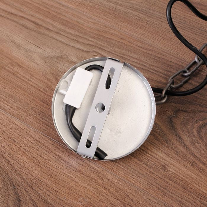 Hängeleuchte JOHN im Fabrik-Design Silber