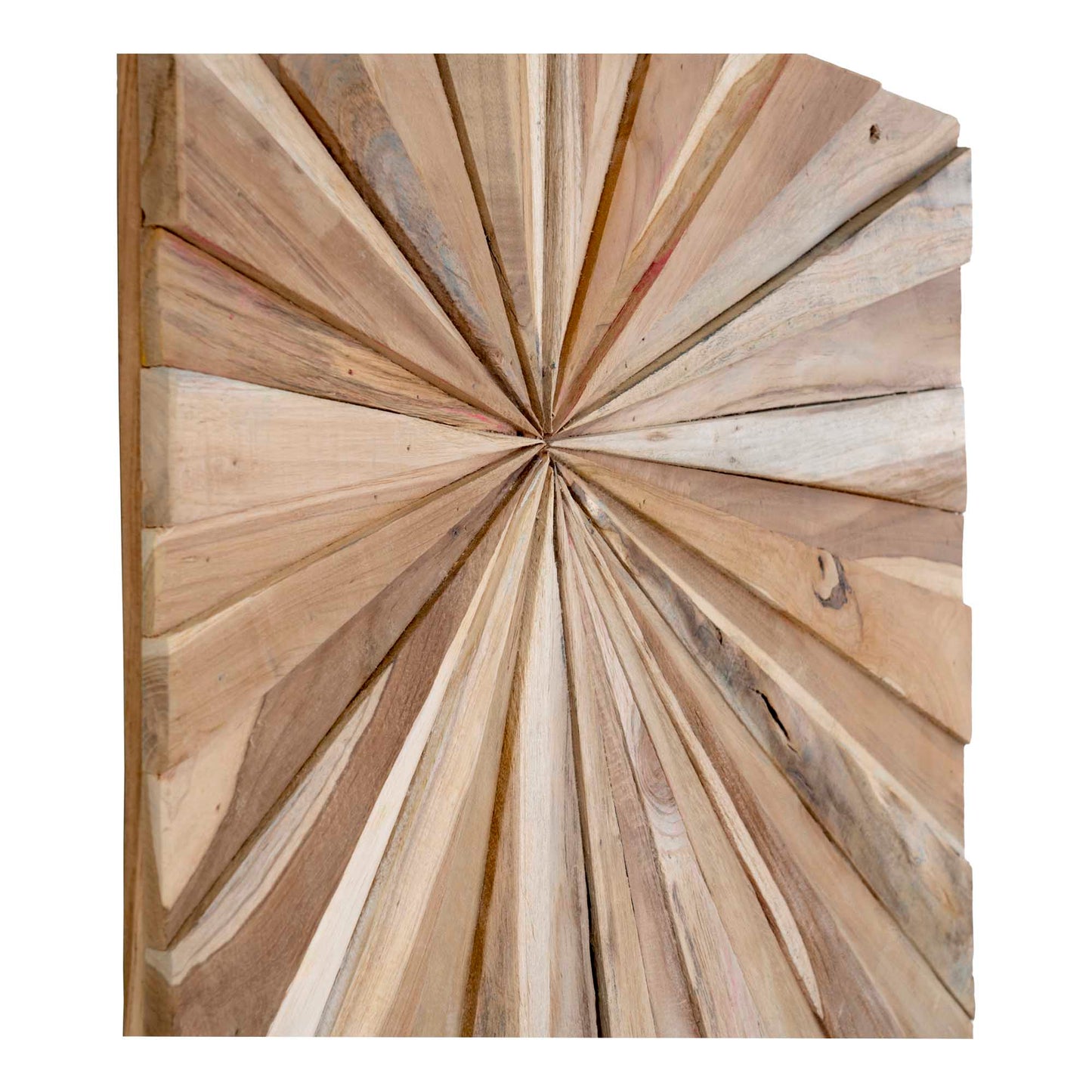 Wand Dekoration MUNDO Teak ca. 60x60cm