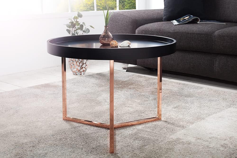 Moderner Couchtisch STACCA 60cm abnehmbares Tablett