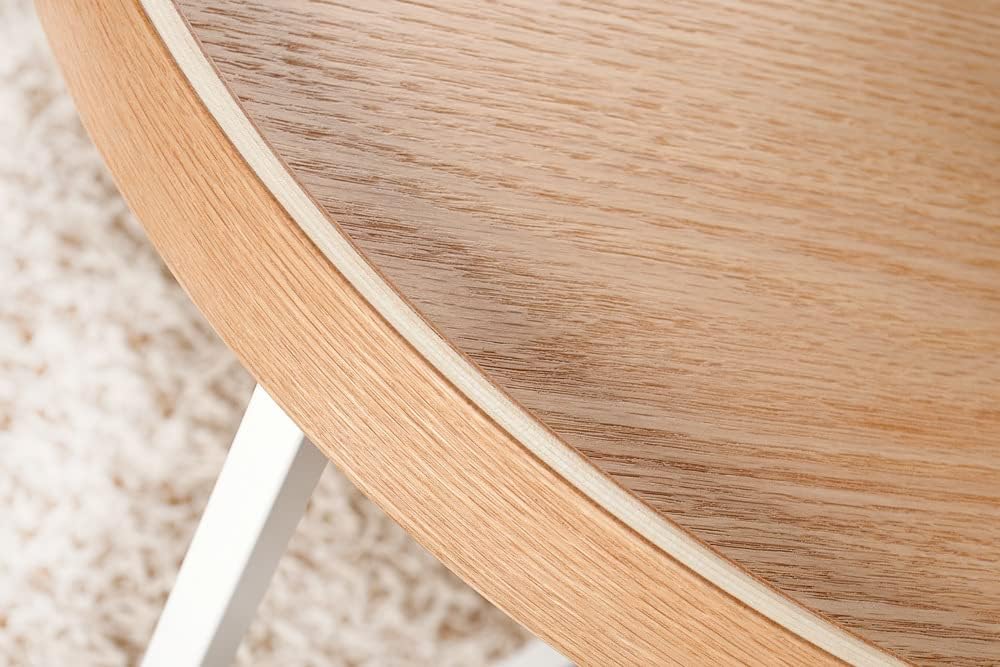 Moderner Couchtisch STACCA 60cm natur abnehmbares Tablett