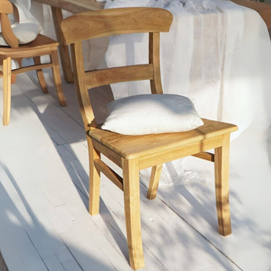 Landhaus Teak Stuhl COUNTRY Bleached Massivholz Holzstuhl