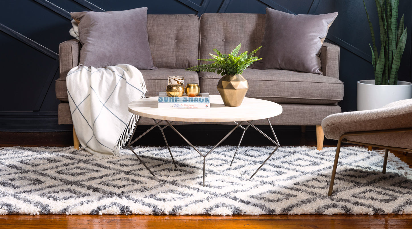 Teppich "Top Shaggy" Rechteckig Elfenbein verschiedene Größen