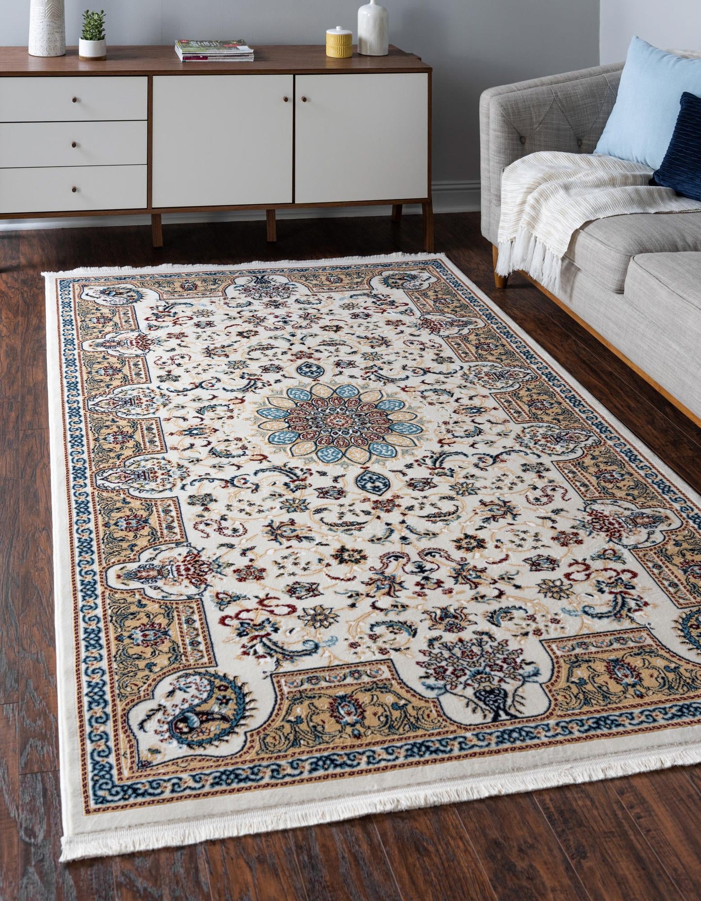 Teppich "Almas" Rechteckig Elfenbein 150x245 cm