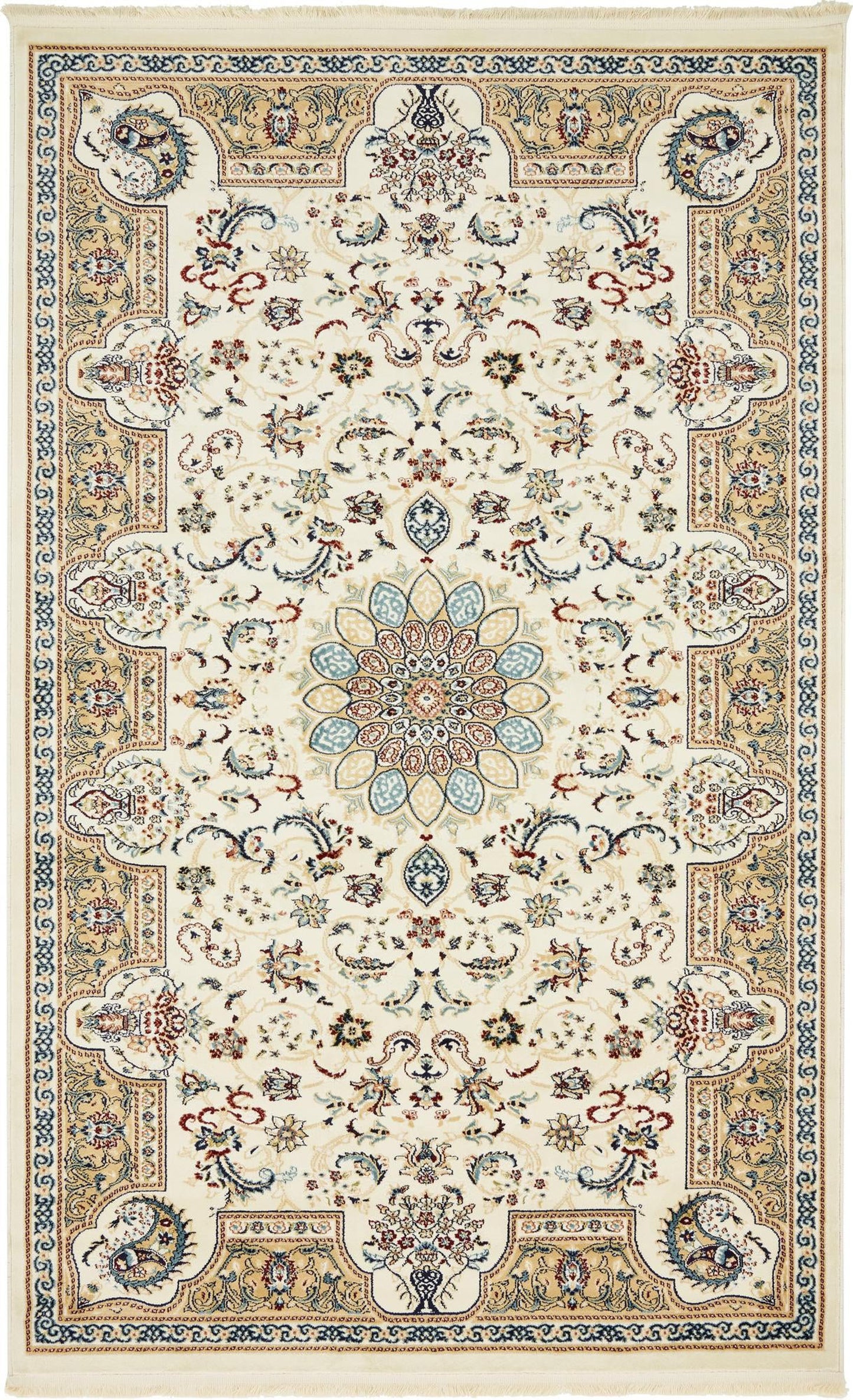 Teppich "Almas" Rechteckig Elfenbein 150x245 cm