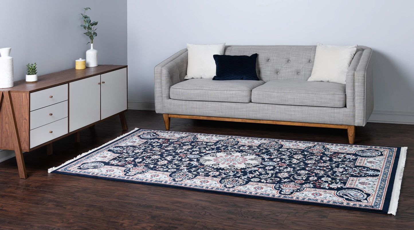 Teppich "Almas" Rechteckig Marineblau 90x150 cm