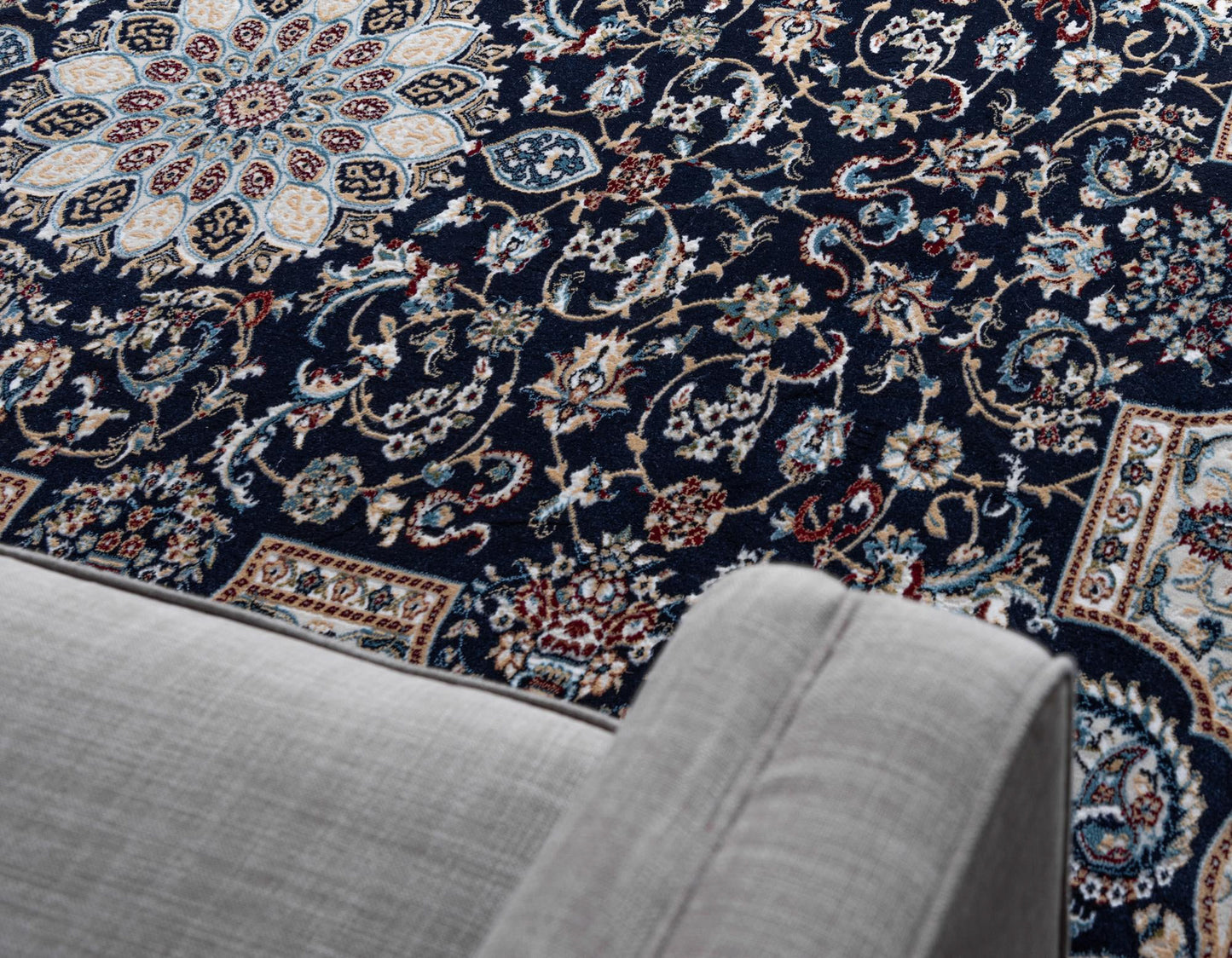 Teppich "Almas" Rechteckig Marineblau 90x150 cm